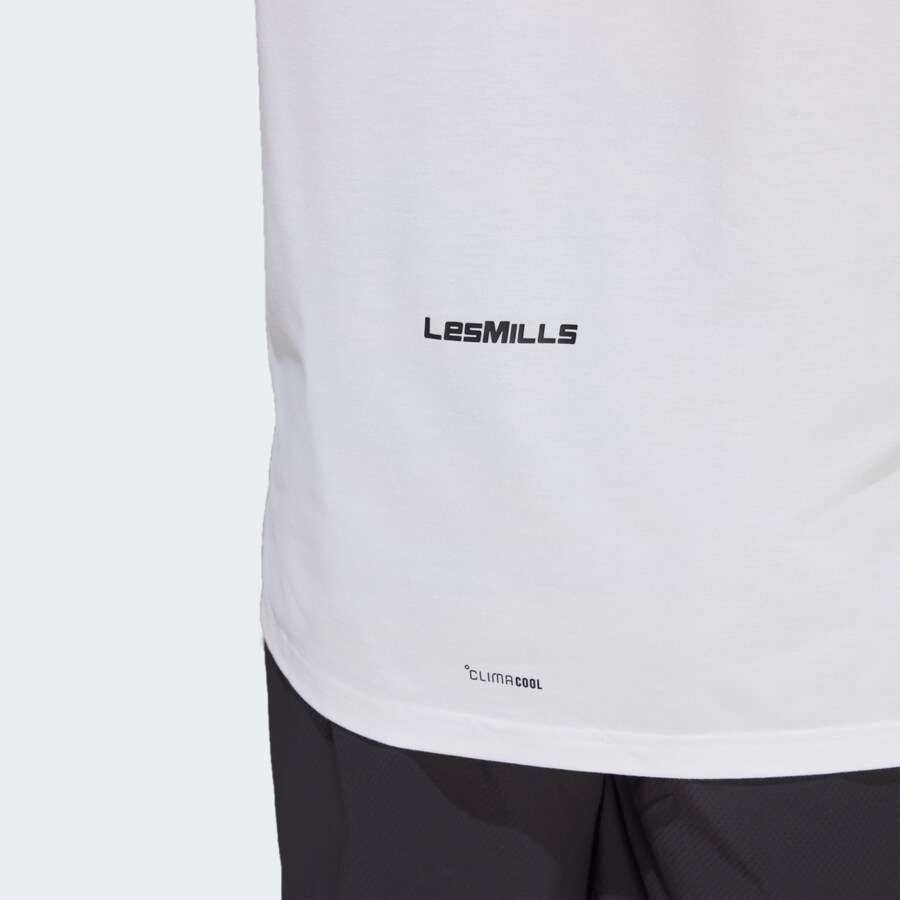 Рубашка для выступлений ADIDAS PERFORMANCE Les Mills, белый — фото 3