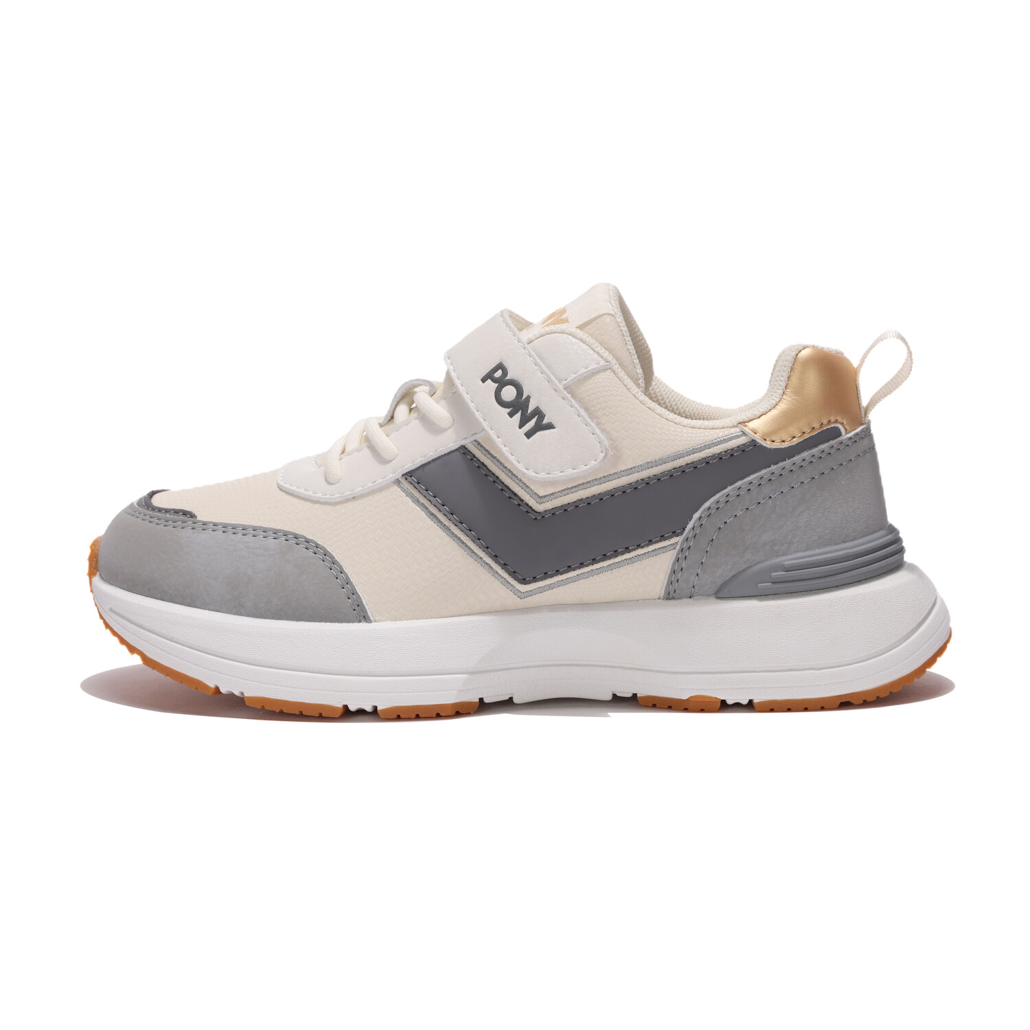 

Кроссовки PONY Kids Lifestyle Shoes Kids Low-top White, серый