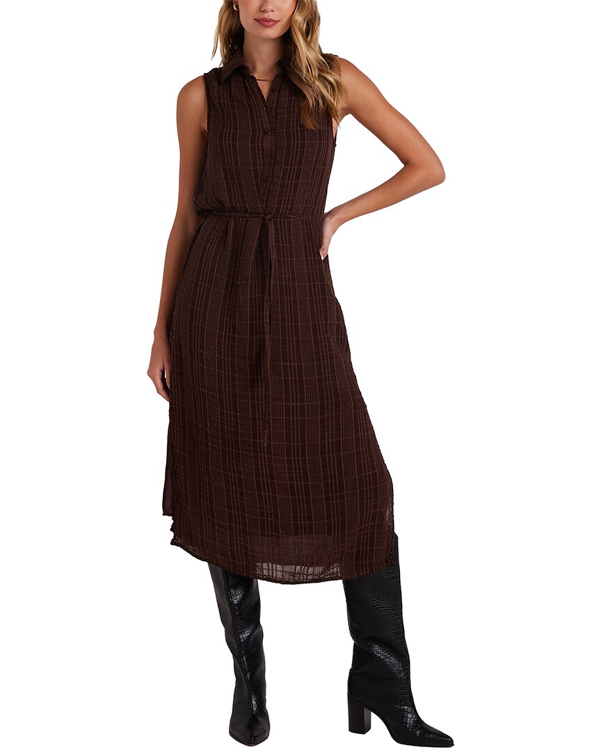 

Бескаф Безрукавка Миди Платье Bella Dahl, коричневый