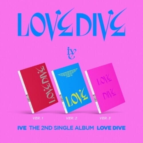 

CD диск Ive: Love Dive (Random Cover) (incl. 96pg Photobook, Photocard + Heart Hologram Card)