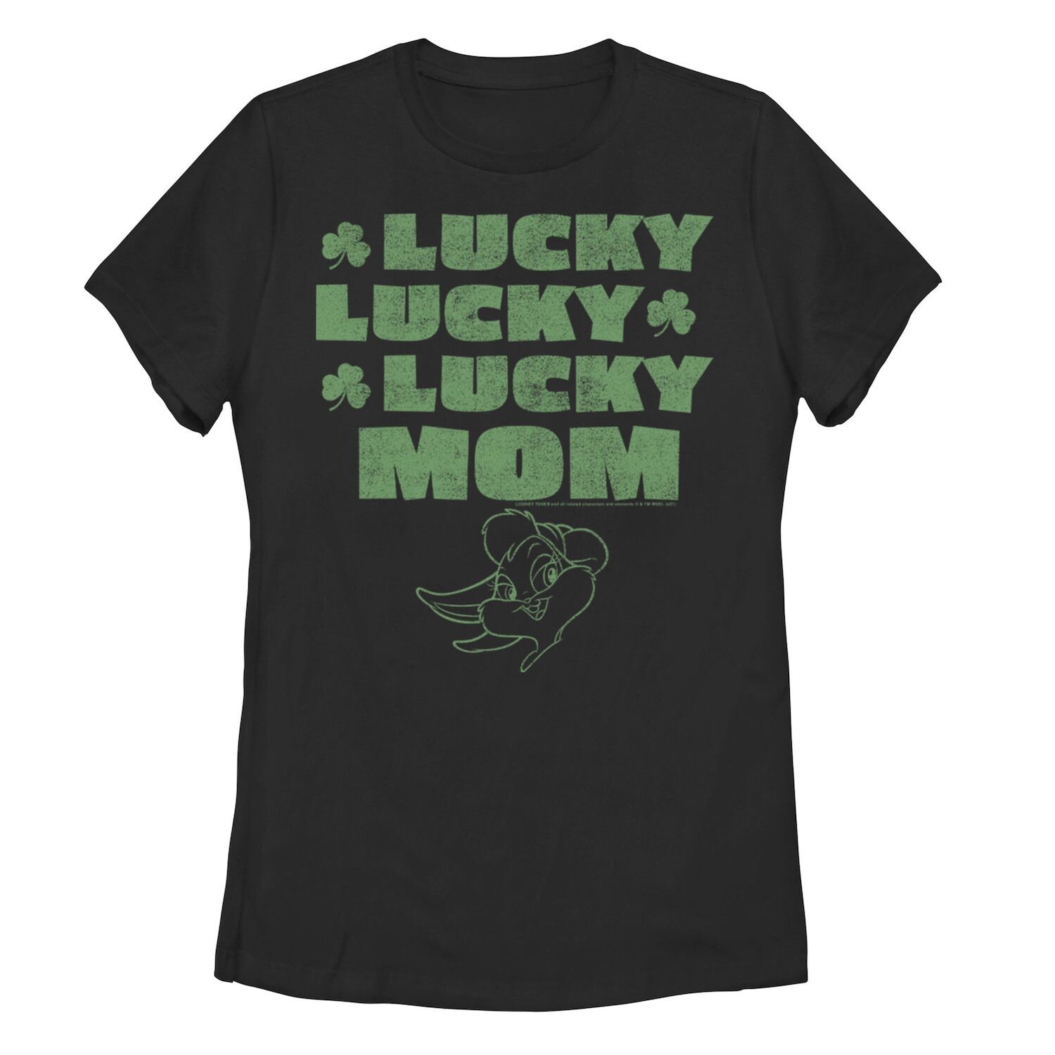 

Футболка Lucky Mom для юниоров Looney Tunes Licensed Character, черный