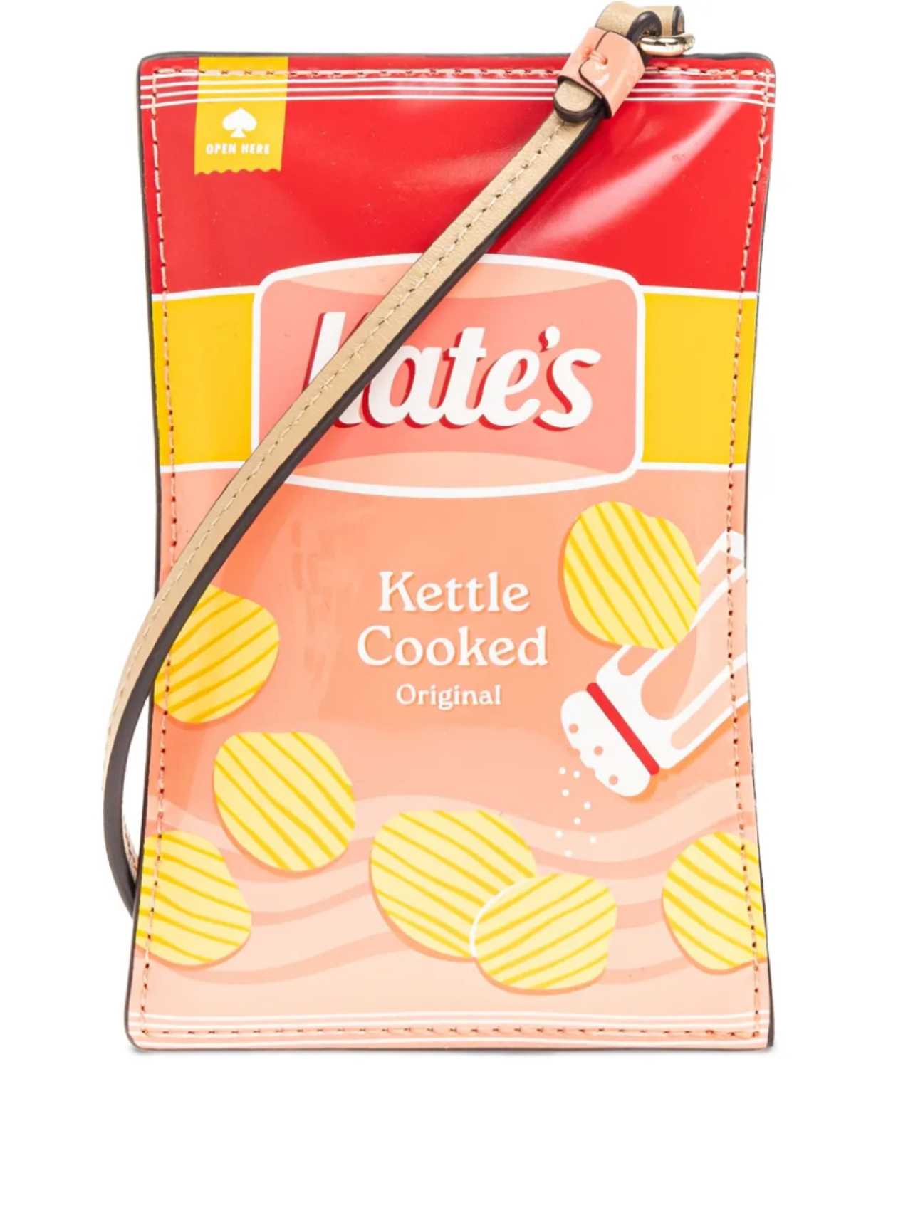 

Держатель карты Snack Time Kate Spade, красный