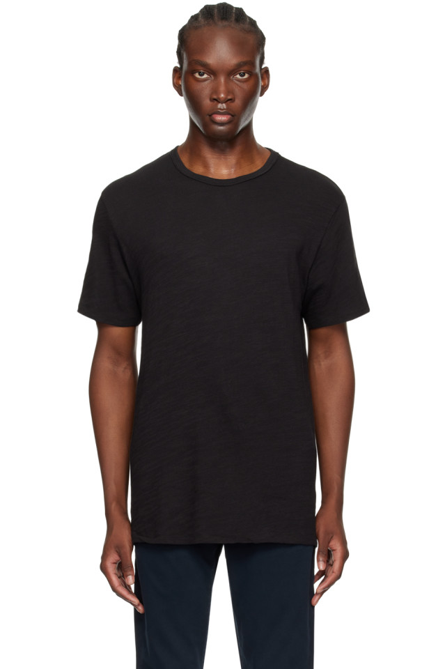 

Классическая футболка с пламенем Rag & Bone, цвет jetblk