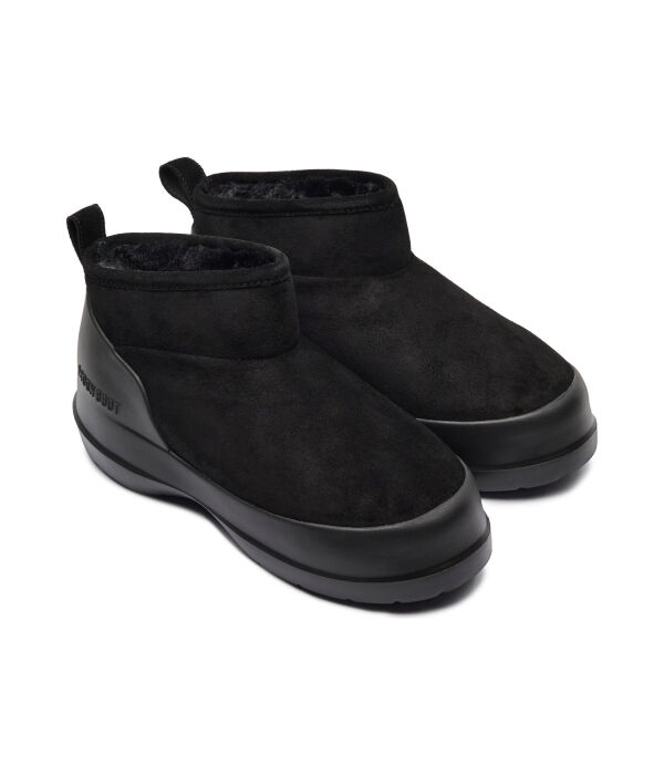 Зимние ботинки женские Moon Boot Luna замшевые короткие, черный — фото 3