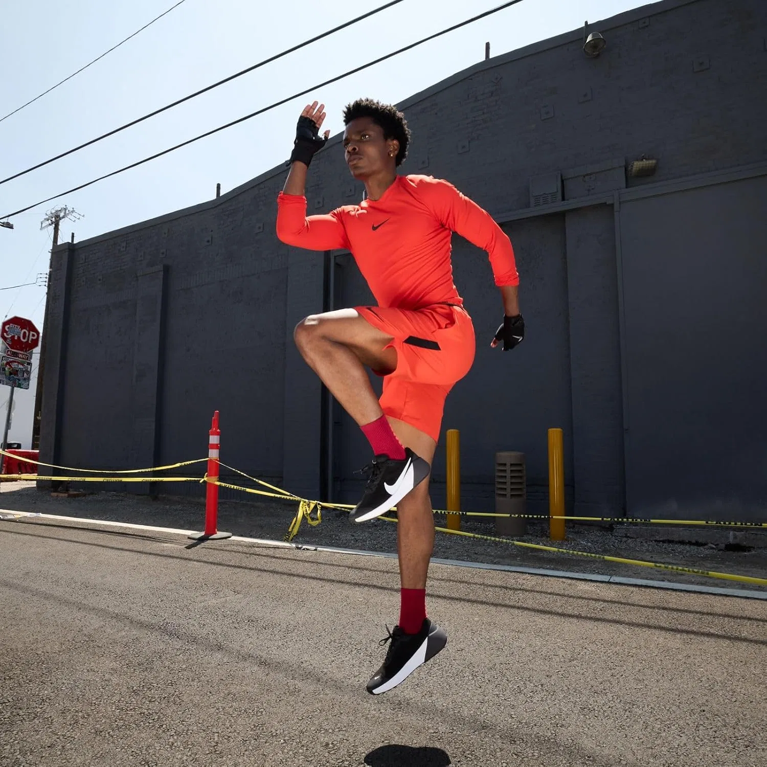 Мужские тренировочные кроссовки Nike M Air Zoom Tr 1, белый/черный — фото 4