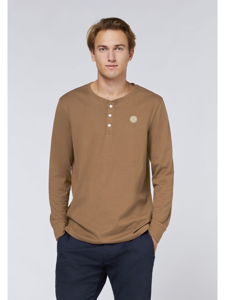 

Лонгслив Navigator Langarmshirt, коричневый