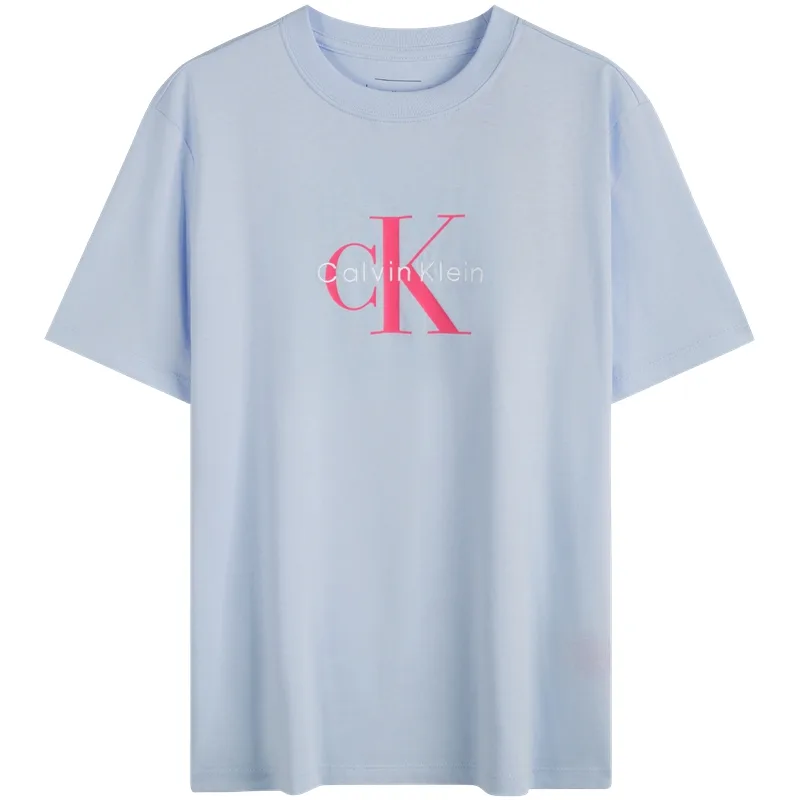 Футболка SS25CK Quartz женская Calvin Klein, C1O-Ice Amber Blue — фото 4
