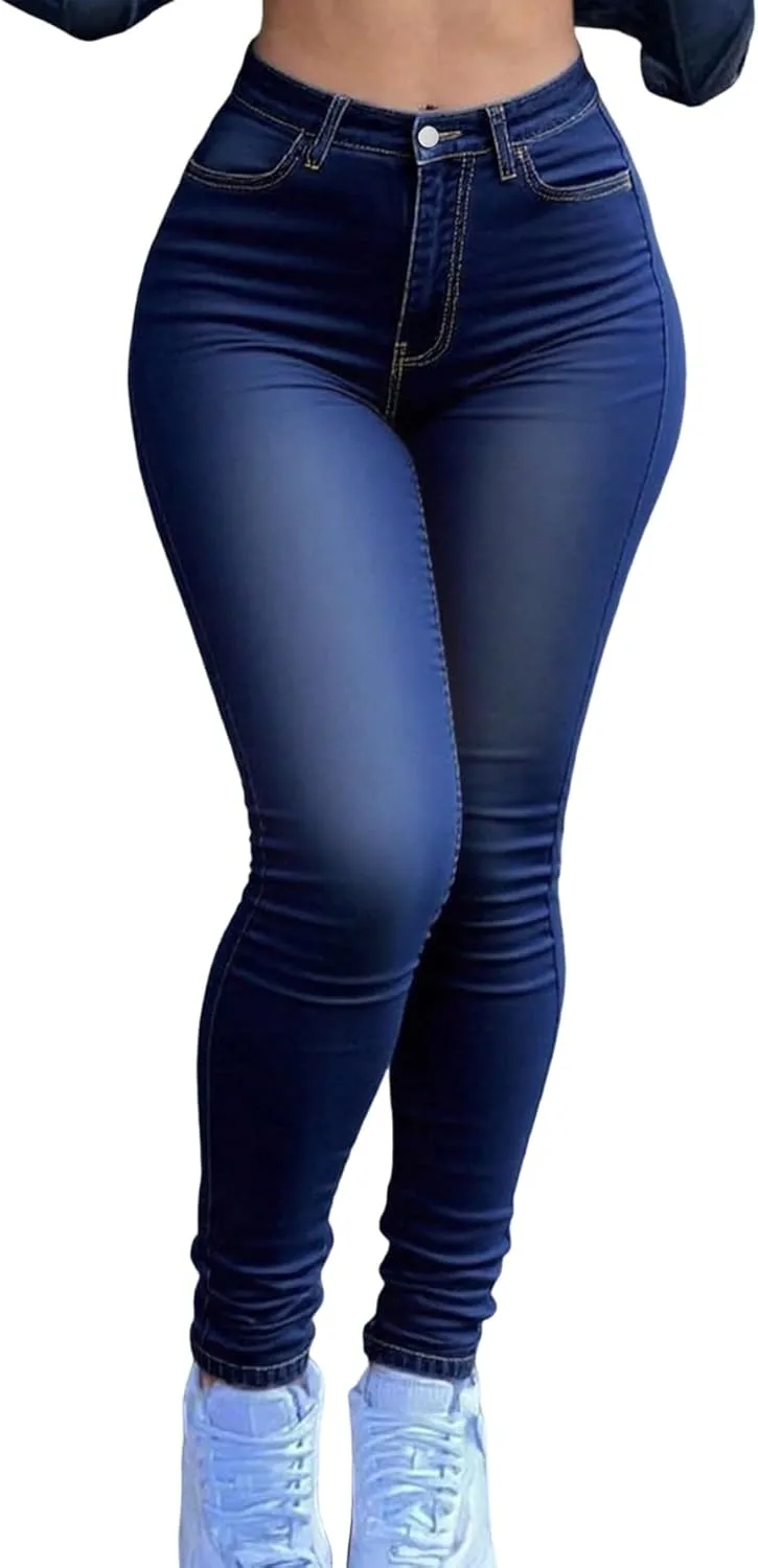 

LALAGEN женские джинсы свободного кроя Stretch Denim - Slim Fit с несколькими карманами и манжетами
