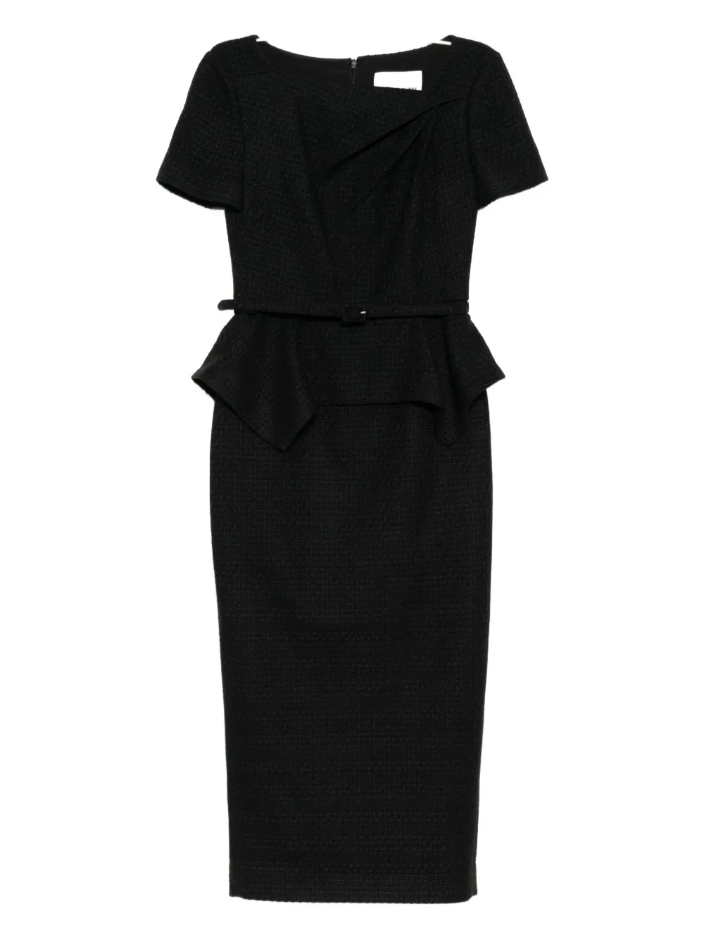 

Платье с баской Roland Mouret, черный