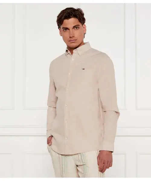 

Рубашка Regular fit Tommy Jeans, бежевый