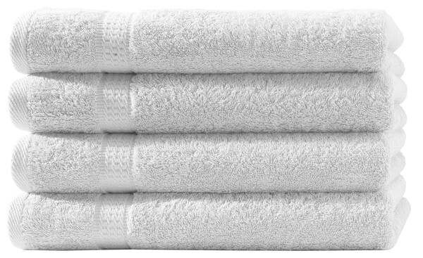 

4 шт Frottier Набор полотенец Hometex Premium Textiles, 50x1x100 см, белый