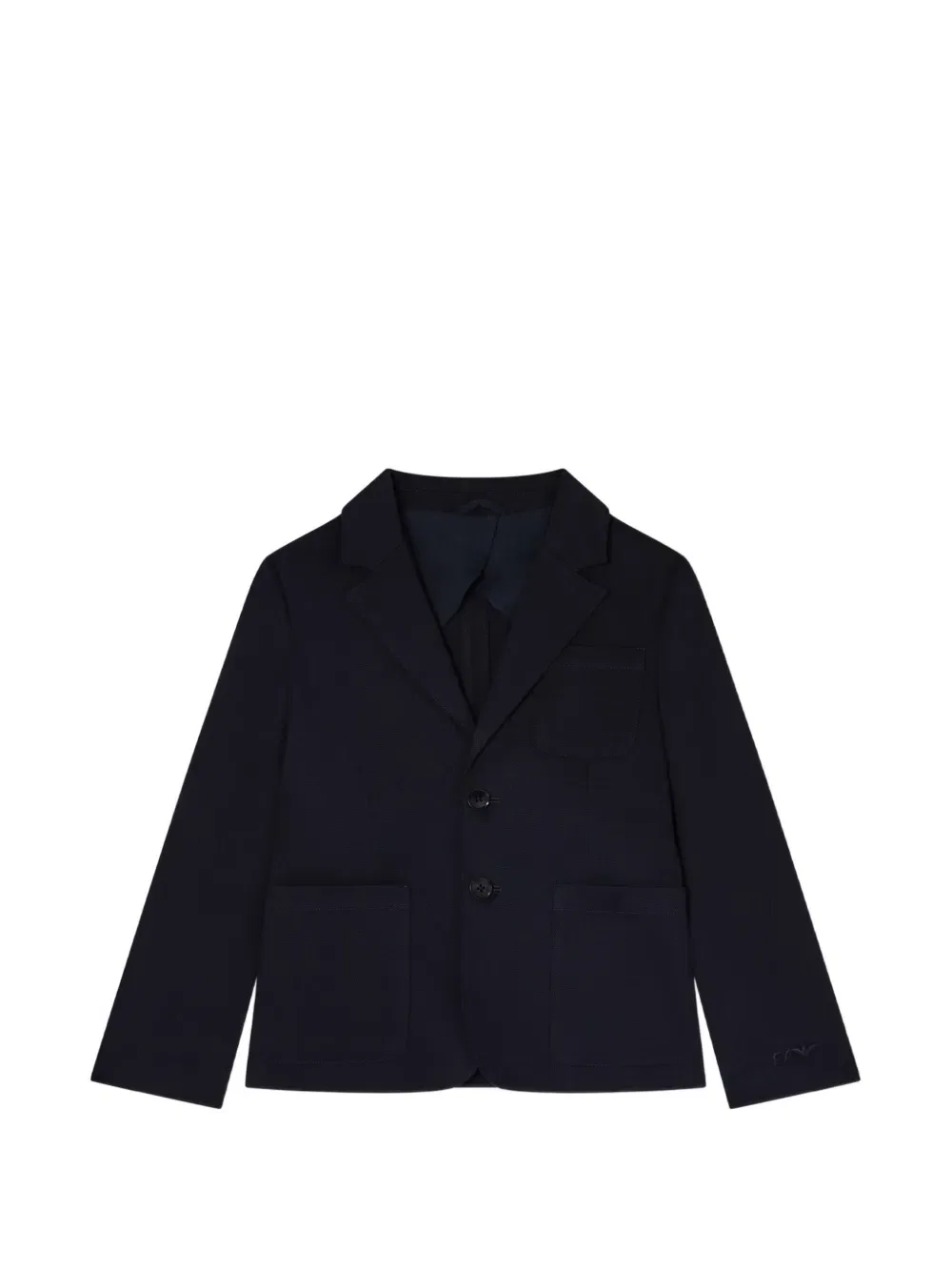 Пиджак с накладными карманами Emporio Armani Kids, синий