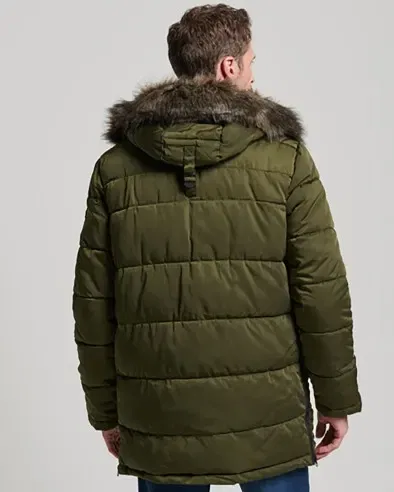 Парка текстурная Superdry, хаки — фото 2