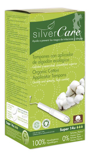 

Органические тампоны, 14 шт. Masmi, Silver Care