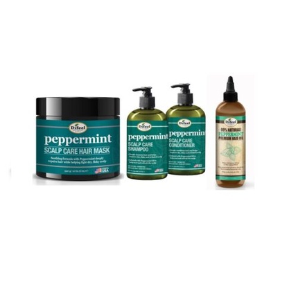 Шампунь кондиционер, масло для волос, маска для волос Peppermint Scalp Care