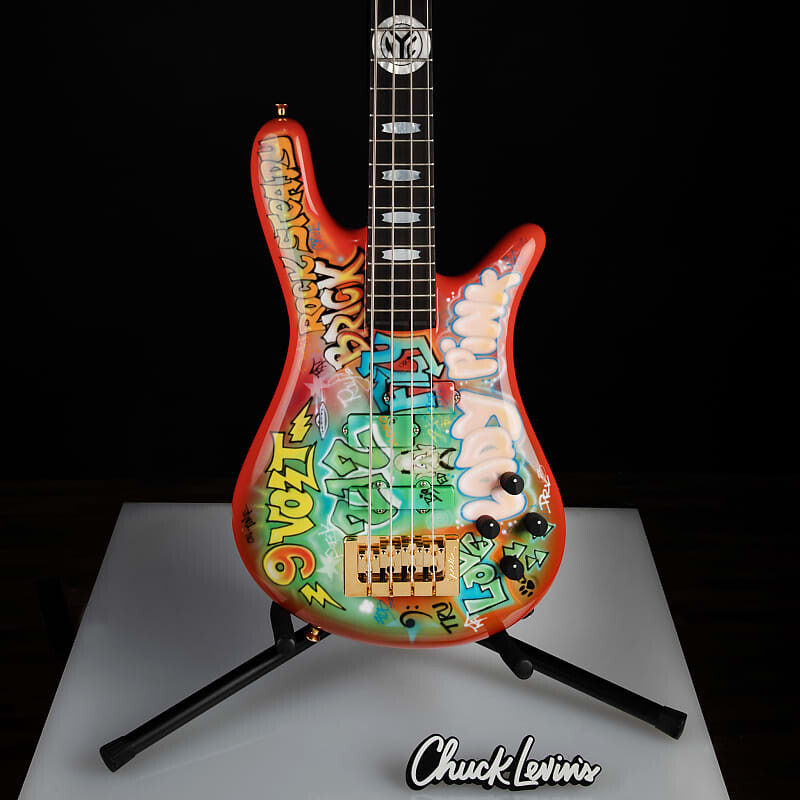 

Басс гитара Spector USA Custom NS-2 NYC Graffiti Collection Limited Edition Bass Guitar - CHUCKSCLUSIVE - #1591