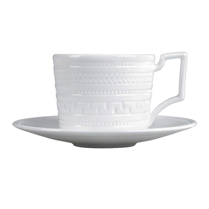 

Чашка кофейная/чайная Intaglio 0,22 л с блюдцем, 2 предм Wedgwood, белый
