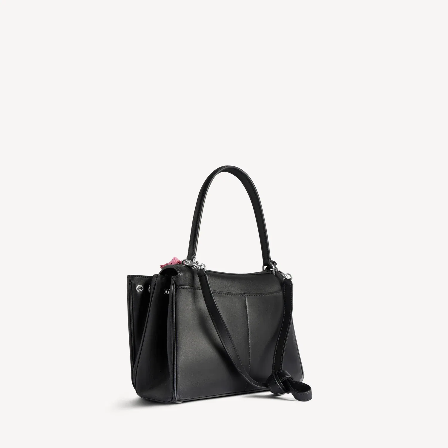 Женская небольшая сумка Rodeo с одним брелоком, черная BALENCIAGA, черный — фото 3