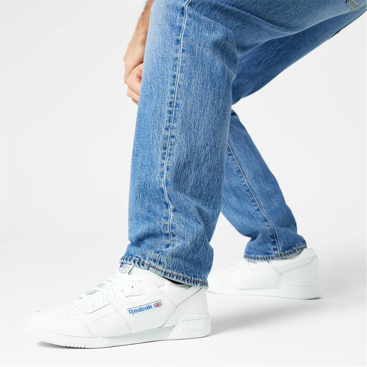 Мужские кроссовки Reebok Workout Plus Cross Trainer, белый — фото 2