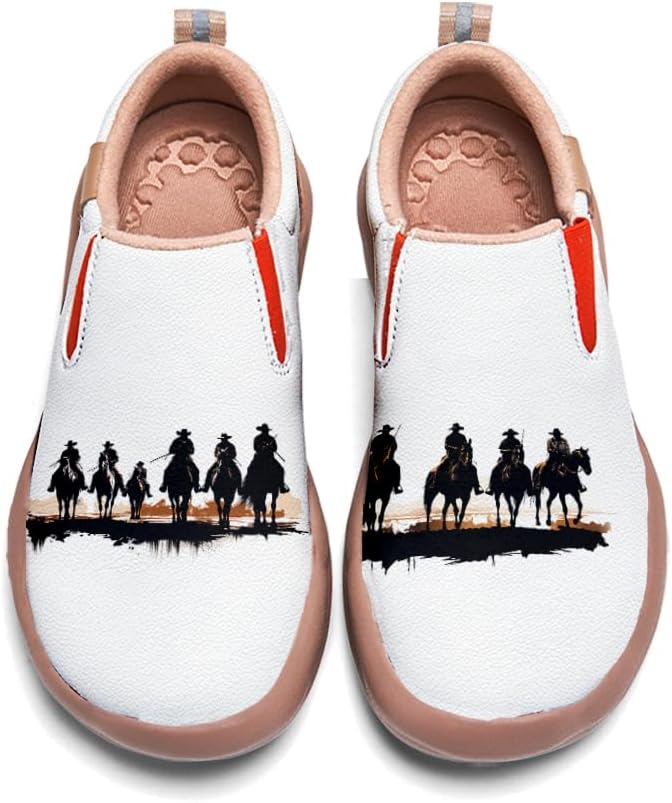 

Мужские кожаные лоферы Onehorse, слипоны для повседневной носки и путешествий, ковбойская раскрашенная обувь, Cowboy_28