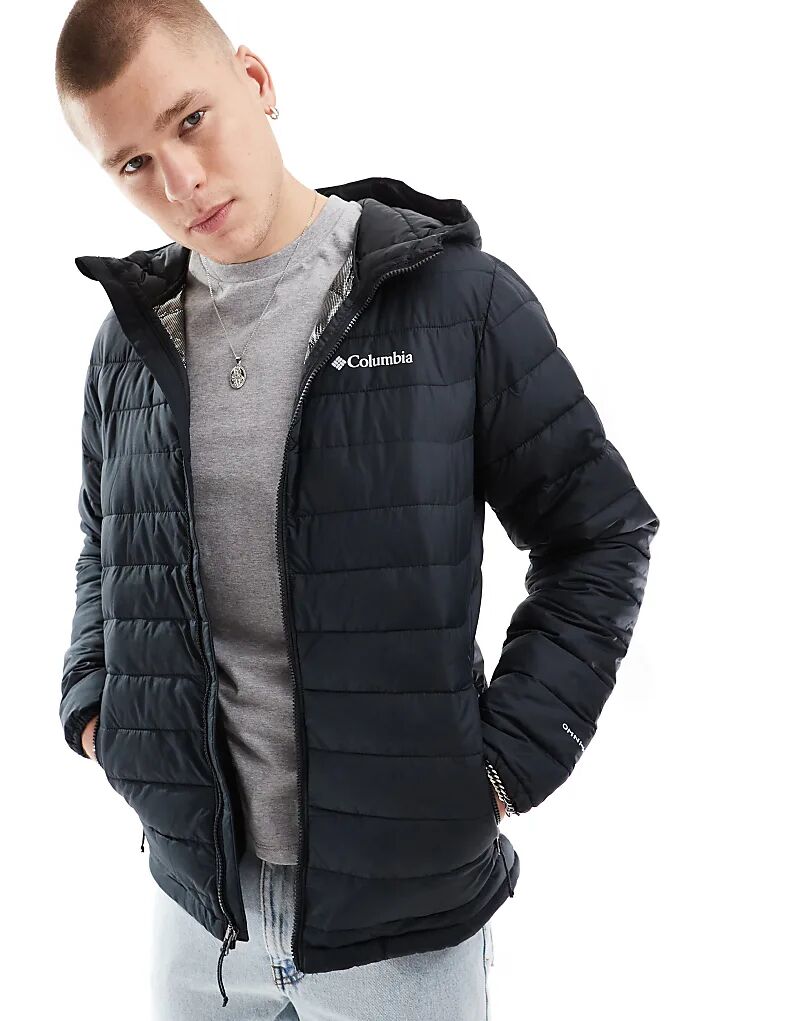 

Куртка с капюшоном Powder Lite II черного цвета Columbia
