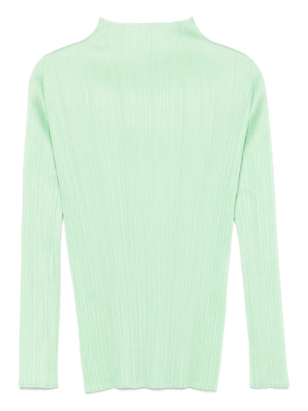 

Блузка с высоким воротником и плиссировкой Pleats Please Issey Miyake, зеленый