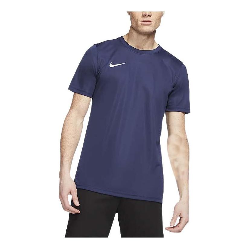 

Футболка Men's Nike Dri-FIT Logo Printing Round Neck Pullover Short Sleeve Us Edition T-Shirt BV6708-410