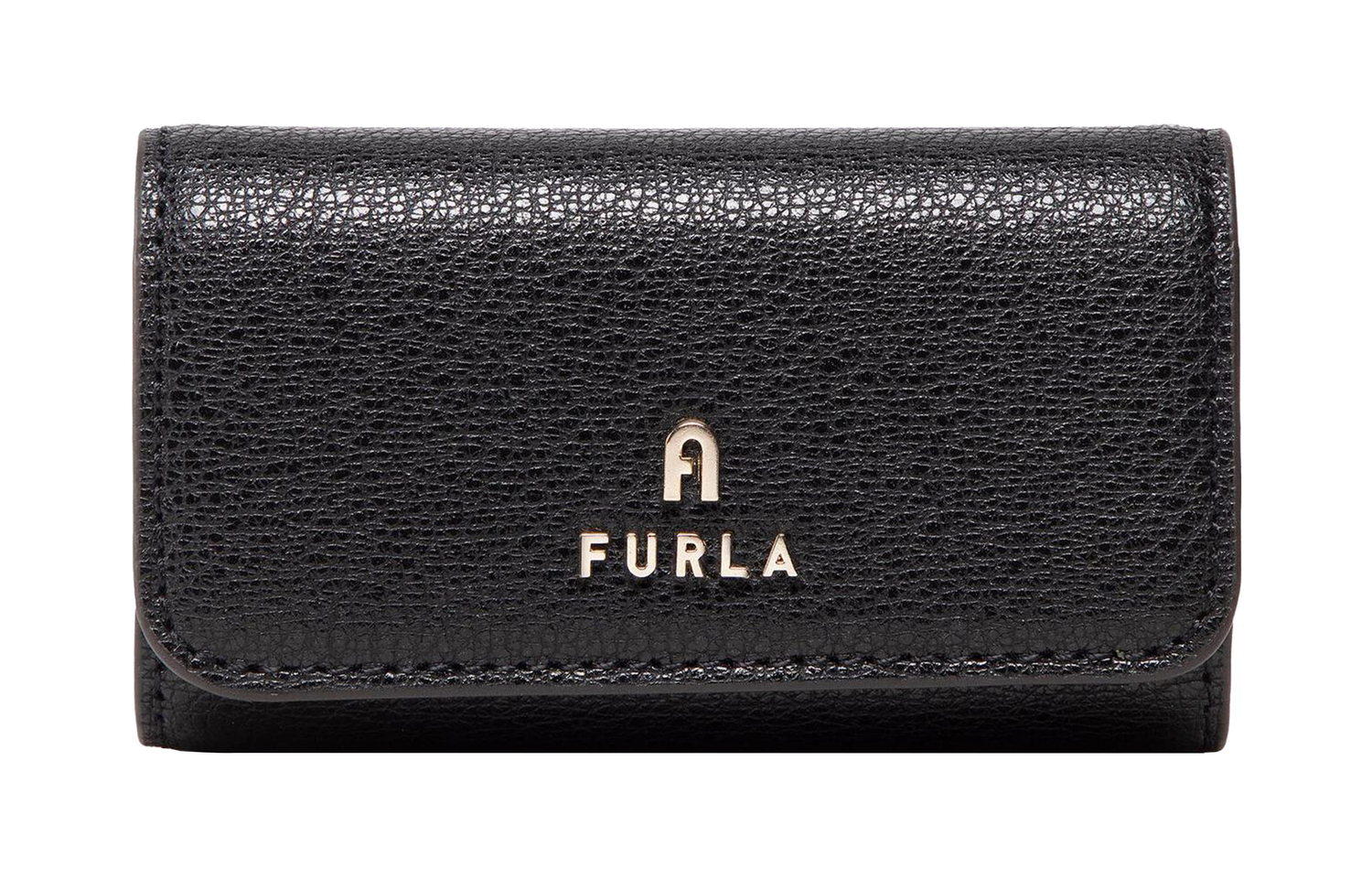 

Furla Женский бумажник из зерненой кожи с ключницей черный