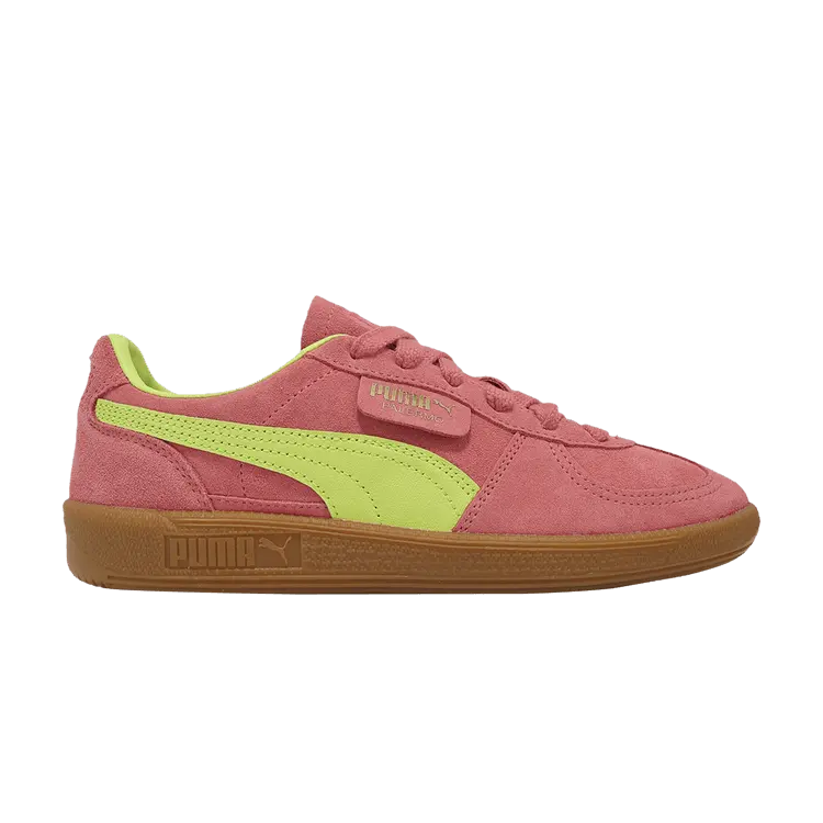 

Кроссовки Puma Palermo 'Salmon Lime Sheen', розовый