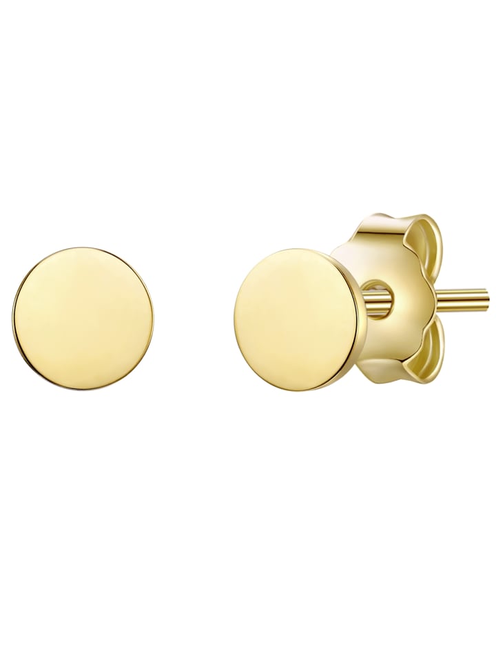 

Glanzstücke München Серьги-гвоздики из стерлингового серебра с отделкой из желтого золота