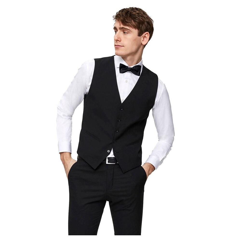 Жилет Selected Slim Mylologan, черный