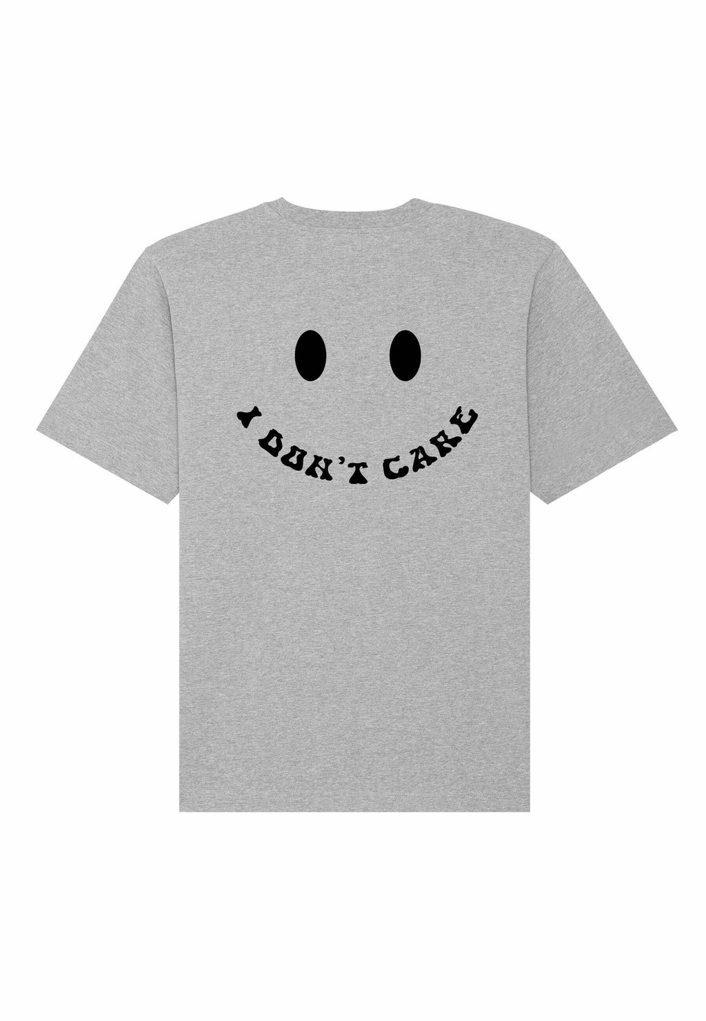 

Футболка с принтом I DONT CARE BACK PRINT HEAVYWEIGHT Mira Paris, пятнистый серый