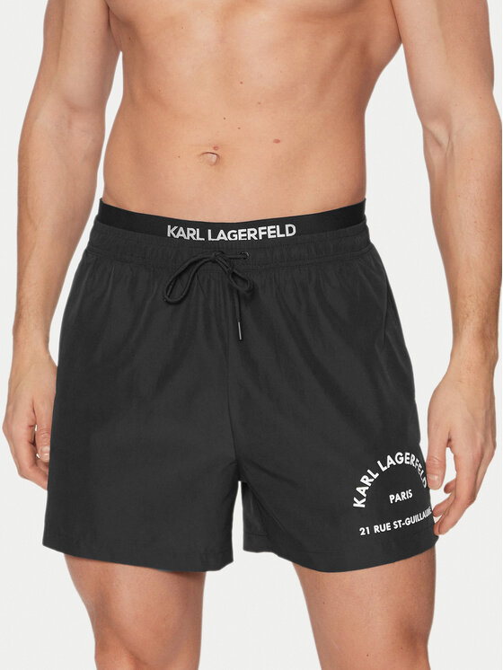 

Шорты для плавания стандартный крой A1M46054 Karl Lagerfeld, черный