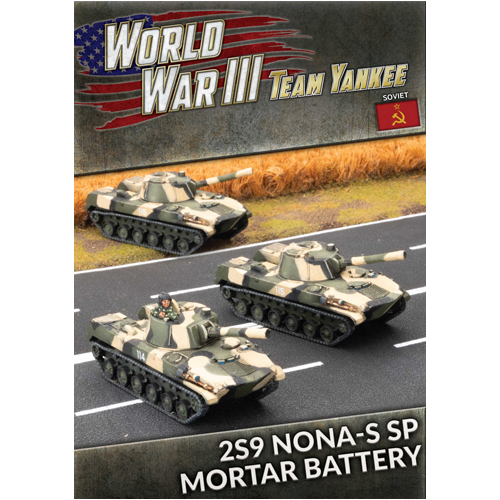 

Фигурки World War Iii: 2S9 Nona-S Sp Mortar Battery Battlefront Miniatures