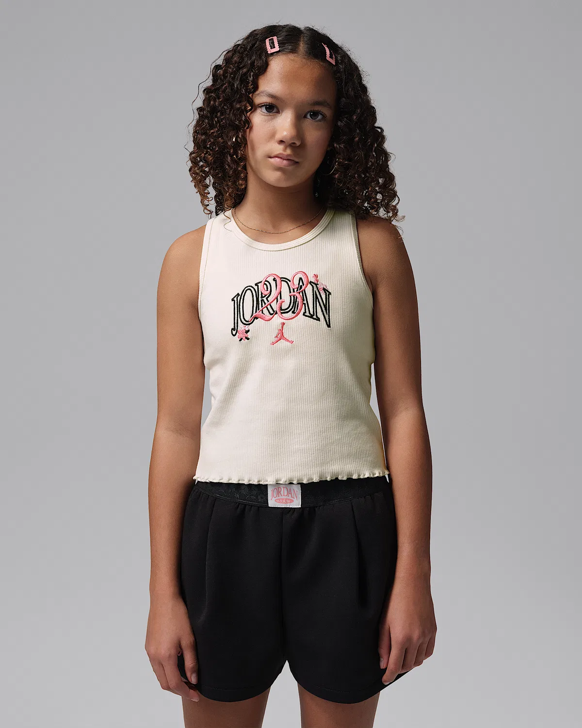 Детская майка Jordan Flower of Friendship Tank, Pale Ivory