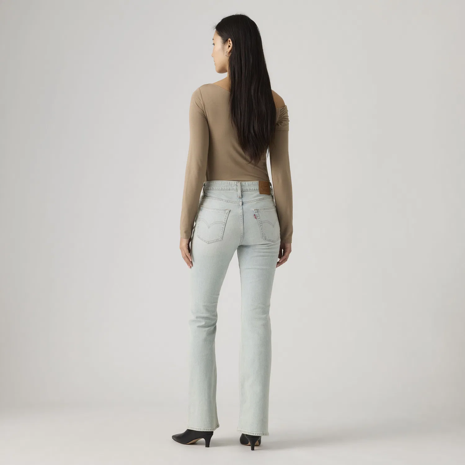 726 Женские джинсы с высокой посадкой и расклешенными штанинами Levi's, Light Wash — фото 3