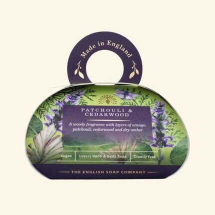 

Подарочное мыло The English Soap Company с пачулями и кедровым деревом Unbranded