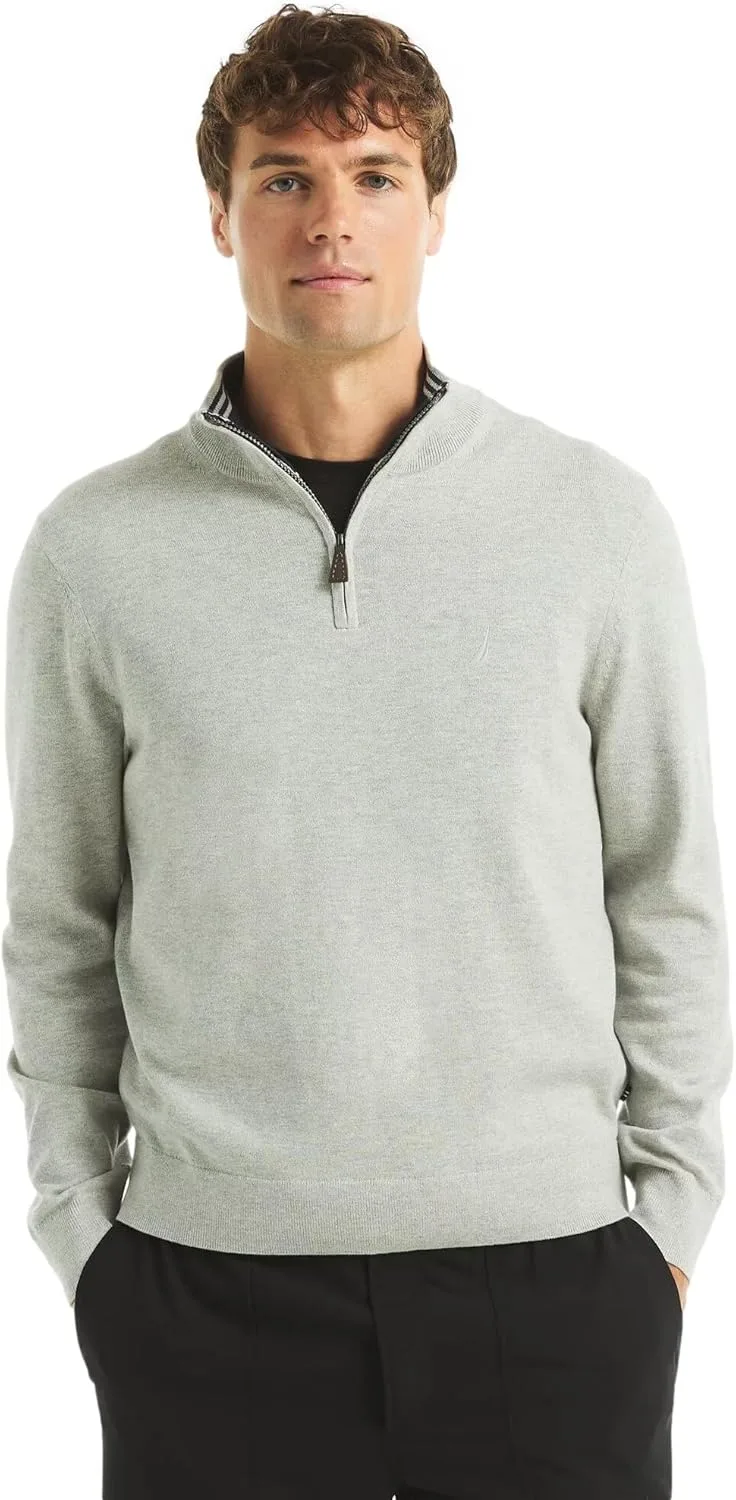 

Nautica Men's Quarter-zip Sweater