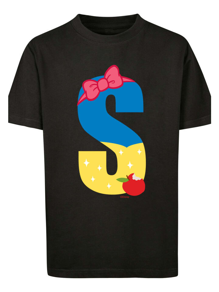 

Футболка F4NT4STIC Disney Alphabet S Is For Snow White Schneewittchen, черный