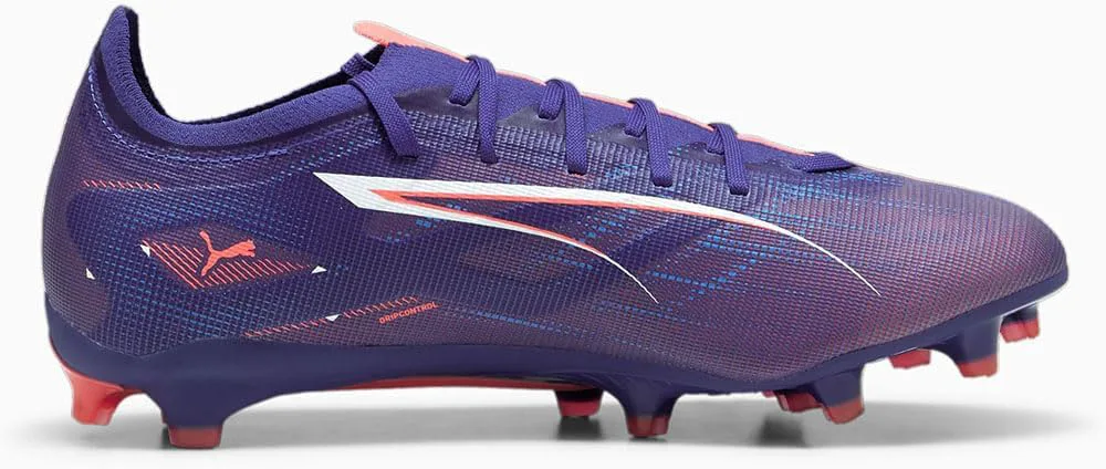 Футбольные бутсы Puma Men's Ultra 5 Match для твердого и искусственного покрытия, белый — фото 2