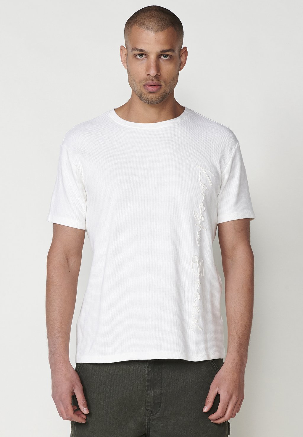 

Базовая футболка SHORT-SLEEVED Koroshi, слоновая кость