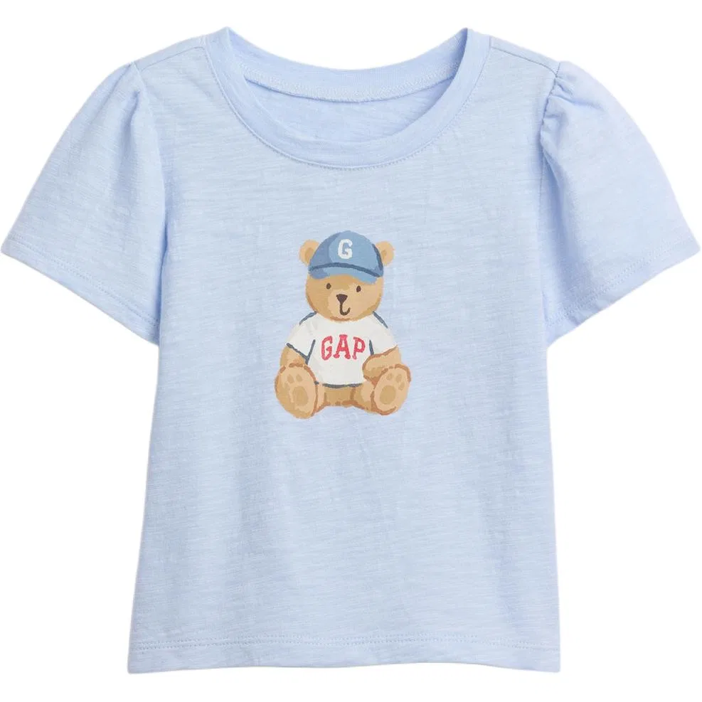 Футболка GAP для детей 3-7 лет, голубая