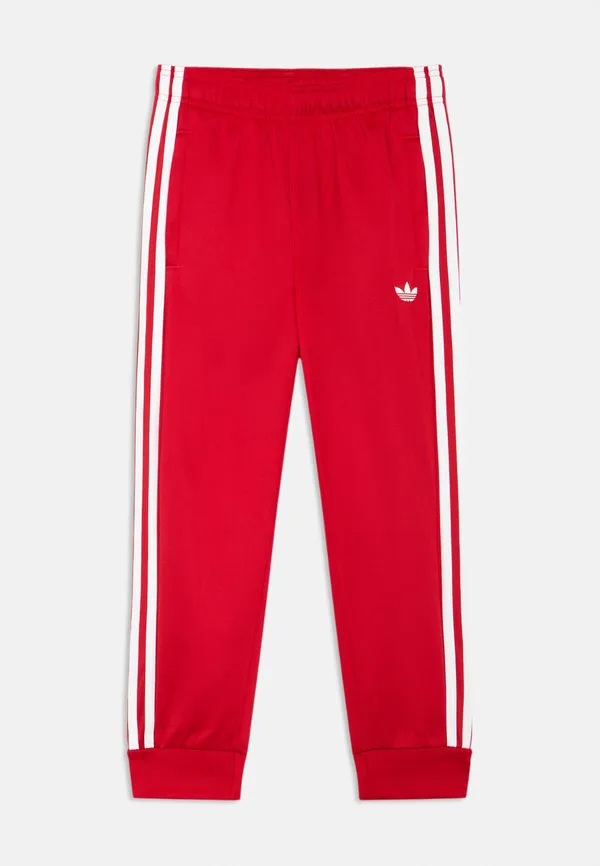 Спортивные штаны sst, брюки от детского спортивного костюма. Adidas Originals, Better Scarlet/White — фото 3
