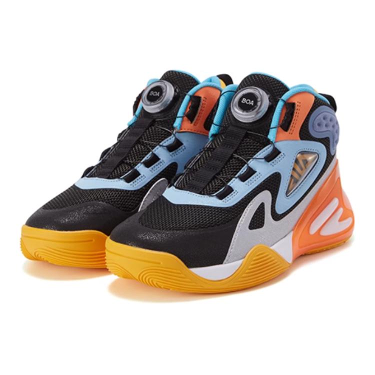 FILA KIDS Детские баскетбольные кроссовки BOA Rebound Support Mid Top Black Blue — фото 4