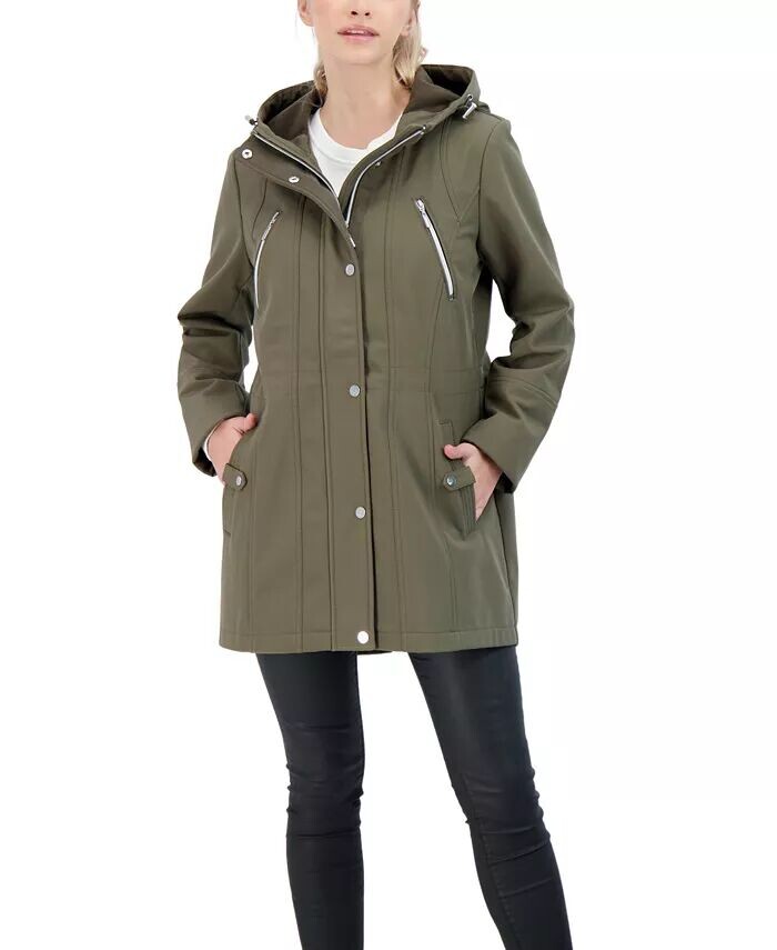 

Женская куртка Soft Shell с капюшоном Sebby Collection, зеленый