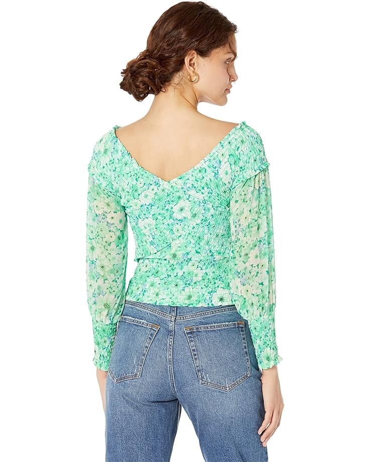 

Топ Steve Madden Wrapped Up in You Top, цвет Basil