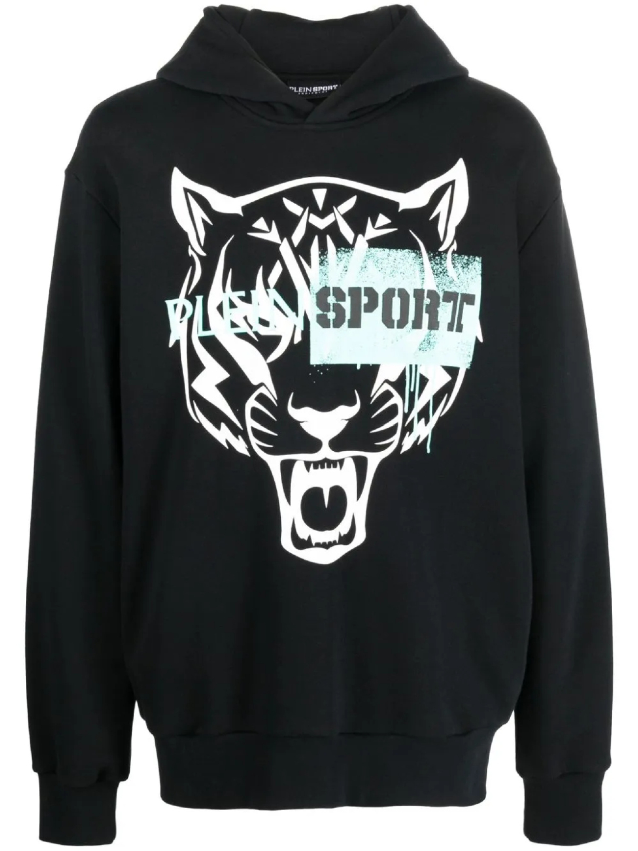 

Plein Sport худи с принтом Tiger, черный