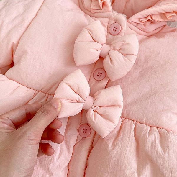 Детская утепленная толстовка с капюшоном на молнии Mykids-Usa, Pink — фото 4