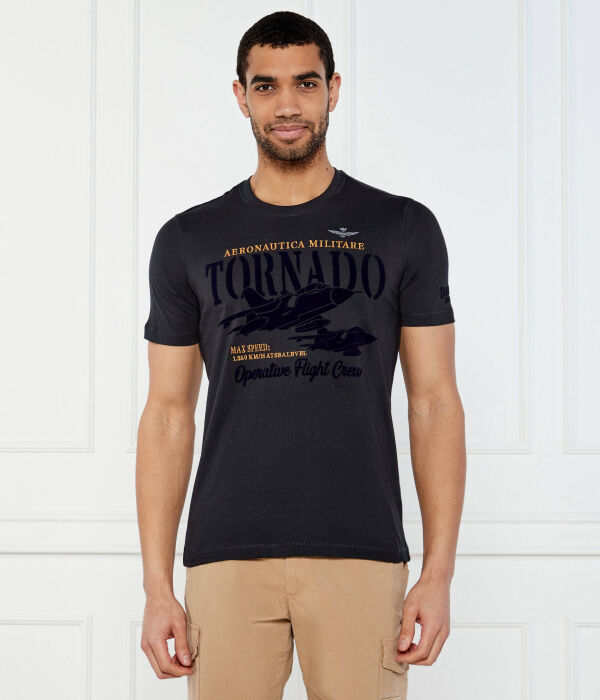 

Футболки Regular fit Aeronautica Militare, черный