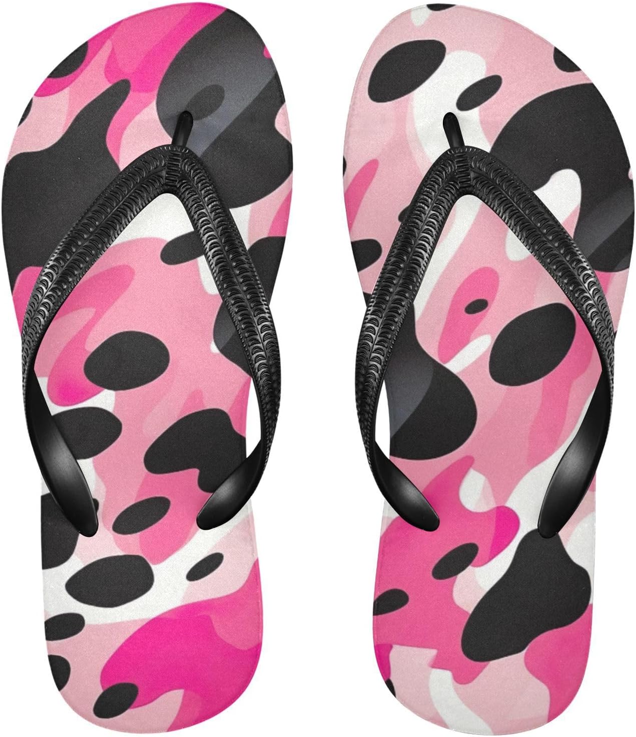 

Розовые шлепанцы с леопардовым принтом, пляжные летние повседневные сандалии для женщин и мужчин, тапочки для душа, размер XS Kfbe